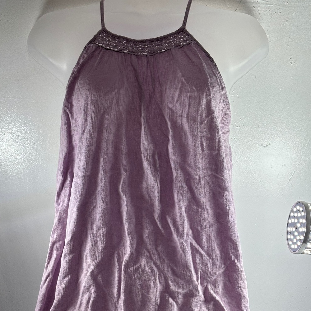 Gently Used Cute soft Purple Flowee Top